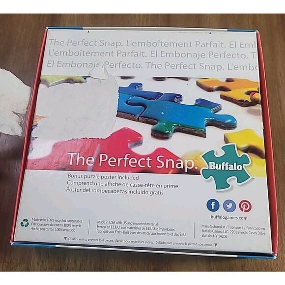 Charles Wysocki 1000 Pc Jigsaw Puzzle Sea Planes Airport Dock Horses Complete - Picture 7 of 7